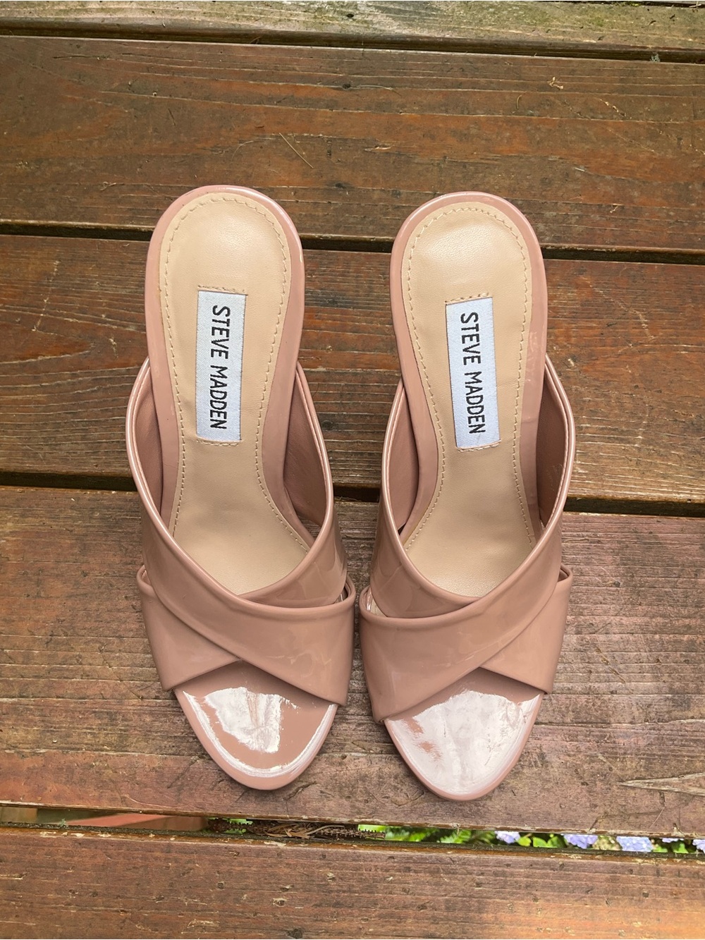 Steve Madden Patent Heels Mules Tango - Picture 3 of 9